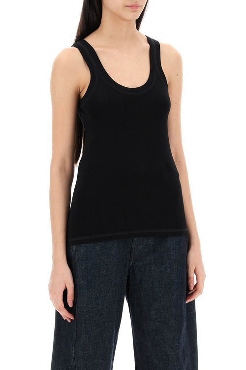 Lemaire Women's Ribbed Sleeveless Top With