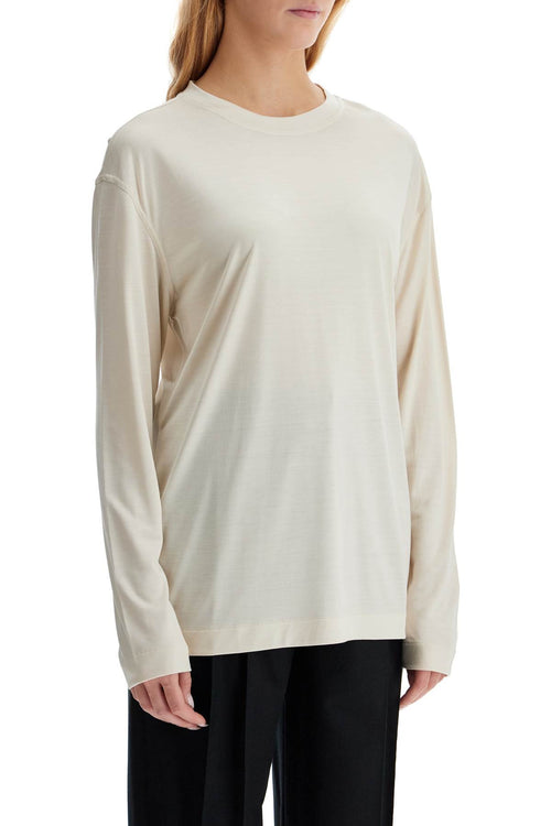 Lemaire Women's Long-Sleeved Silk T-Shirt For