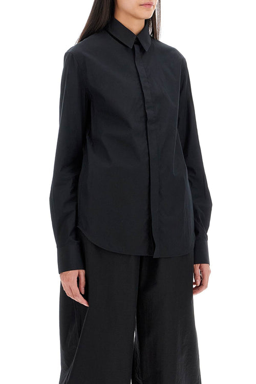 Wardrobe.Nyc Women's Flared Cotton Shirt For Women