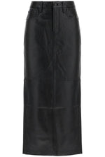 Wardrobe.Nyc Women's Leather Column Skirt For Women