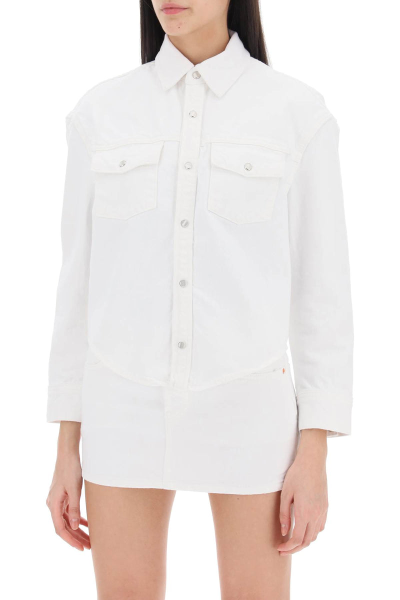 Wardrobe.Nyc Women's Boxy Denim Overshirt