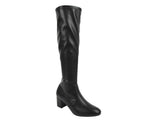 Stuart Weitzman Women's Frannie Black Nappa Leather Knee-High Boot (36 / 5.5 B)