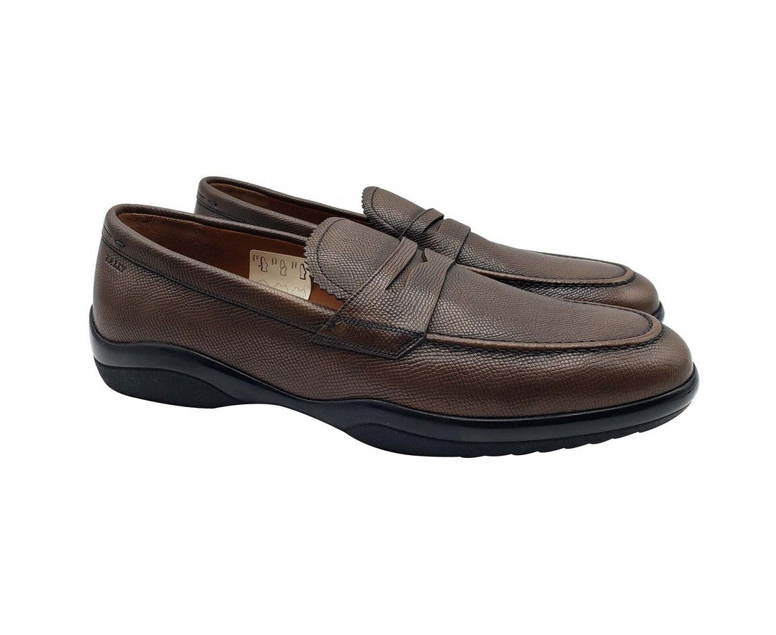 Leather bally outlet shoes