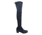 Stuart Weitzman Women's Midland Nice Blue Suede Knee High Boot