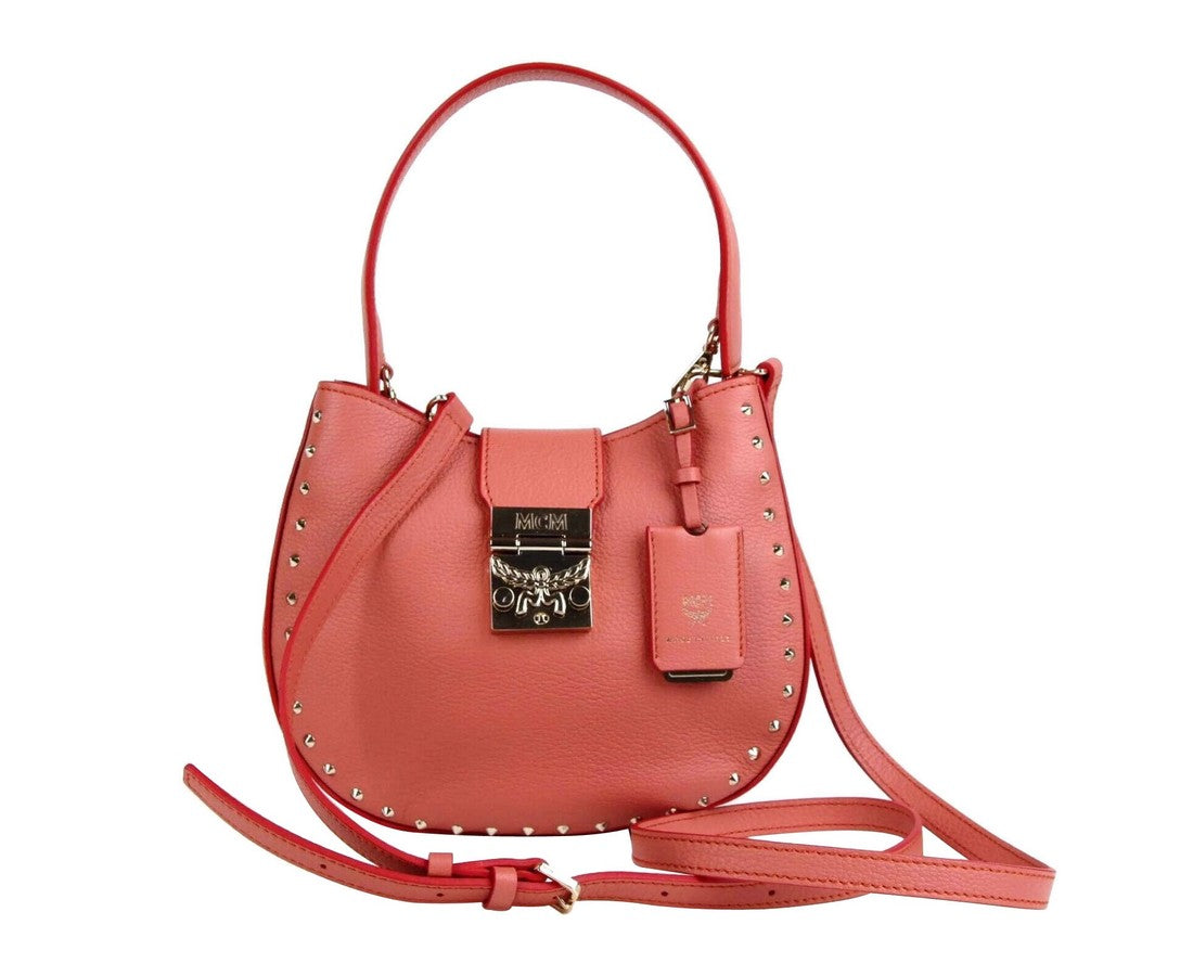 MCM Crossbody Bag Women MWS9SPA21QD Leather Beige Pink 459,38€
