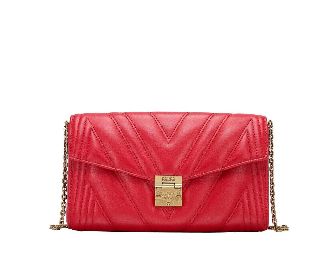 MCM Millie Flap Crossbody In Quilted Leather