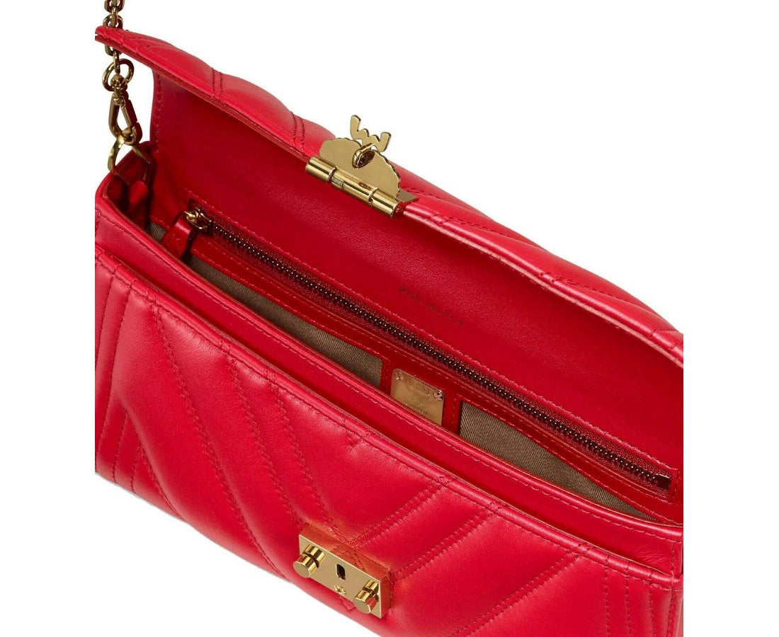 MCM Women's Red Quilted Leather Millie Crossbody Chain Bag MYZ9AME42RU001 -  ShopStyle