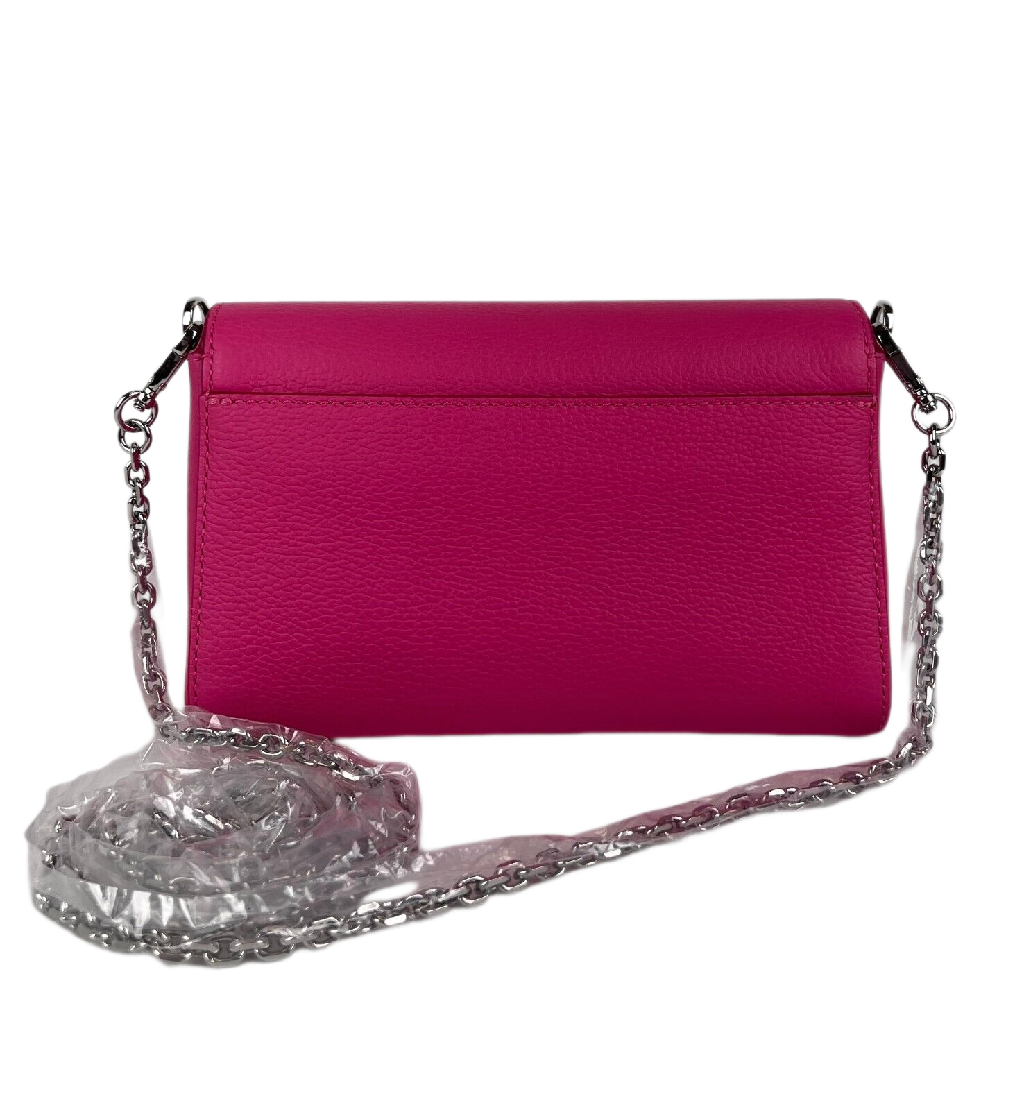 $625 New MCM Millie Sugar Pink Small Crossbody Silver Chain Bag  MYZ9AME54QS001
