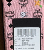 New MCM Rabbit Carrot Pink Visetos iPhone XS Max Case