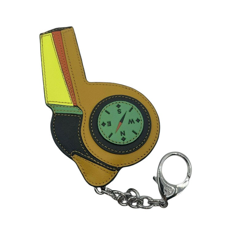 Gucci GG Blooms Tape Measure Keyring in Metallic