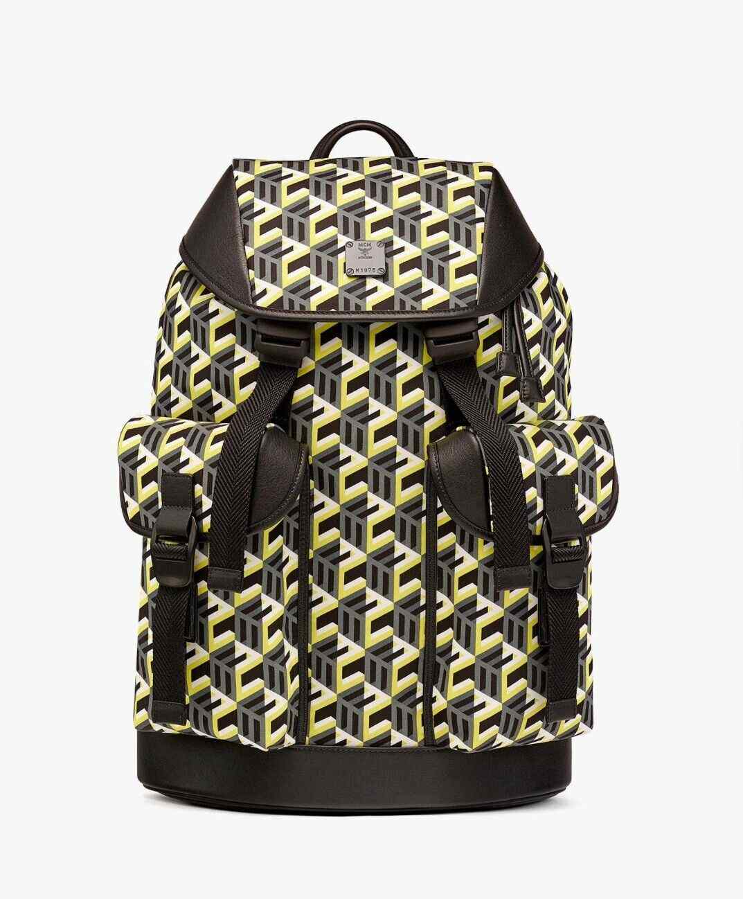 Mcm monogram backpack hot sale