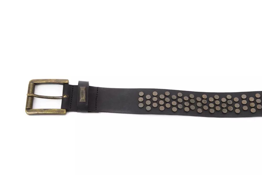 BYBLOS Elegant Black Leather Women's Belt