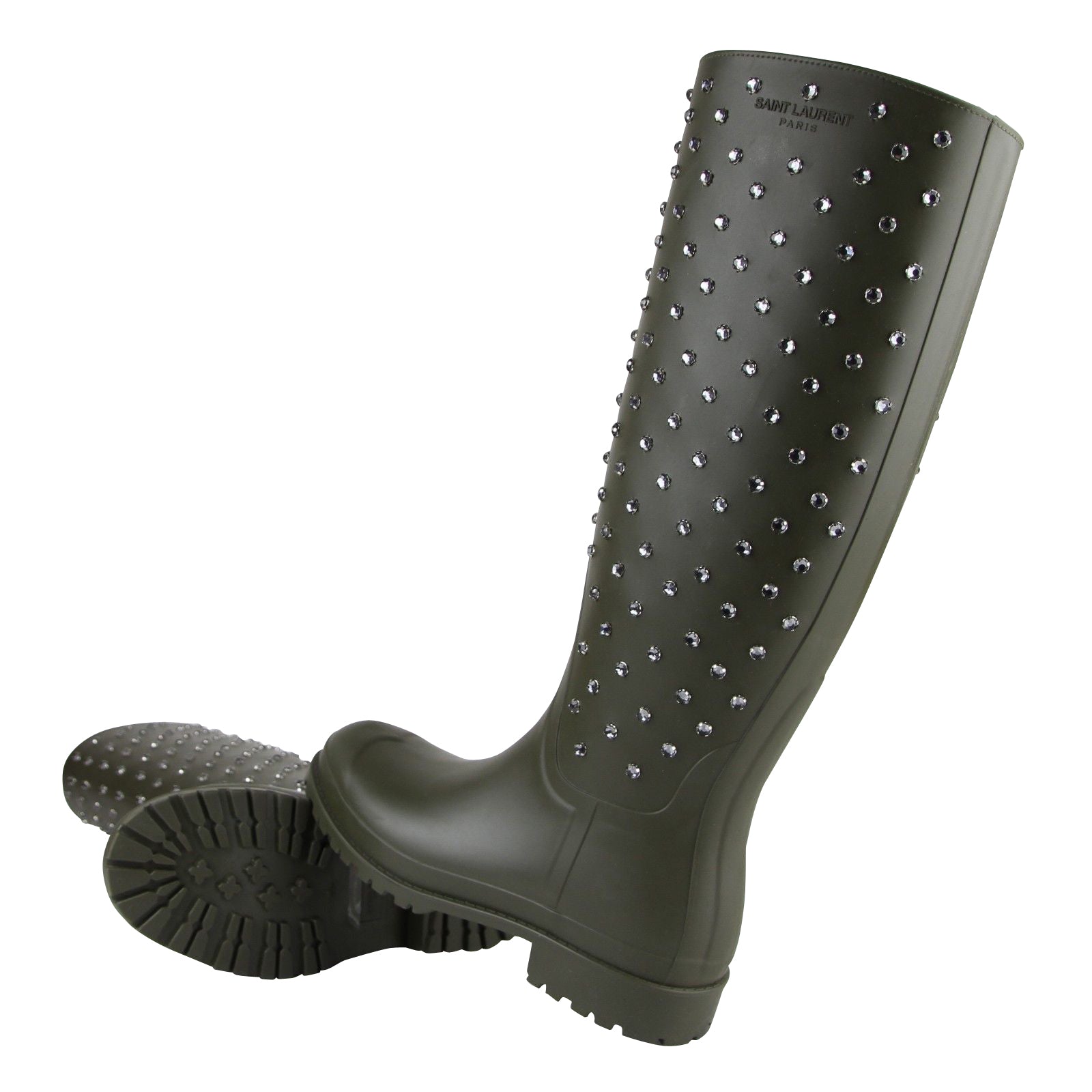 (WMNS) Louis Vuitton LV Archlight Rain Boots Green 1A67BE